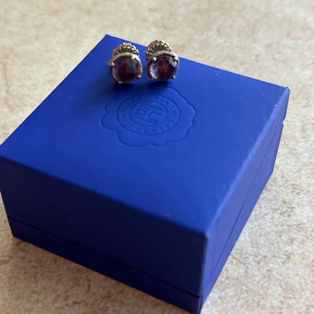 Tacori amethyst earrings